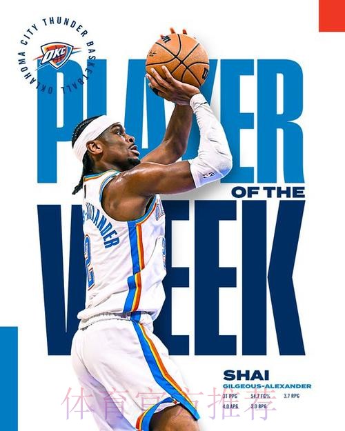 NBA官宣周最佳:亚历山大阿德巴约当选 东契奇哈登等球星获提名 NBA官宣周最佳:亚历山大阿德巴约当选 东契奇哈登等球星获提名